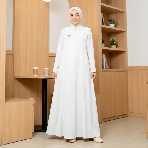 Ria Dress Gamis Sabrina Polos